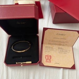 ❤️Cartier Small Yellow Gold Bracelet❤️